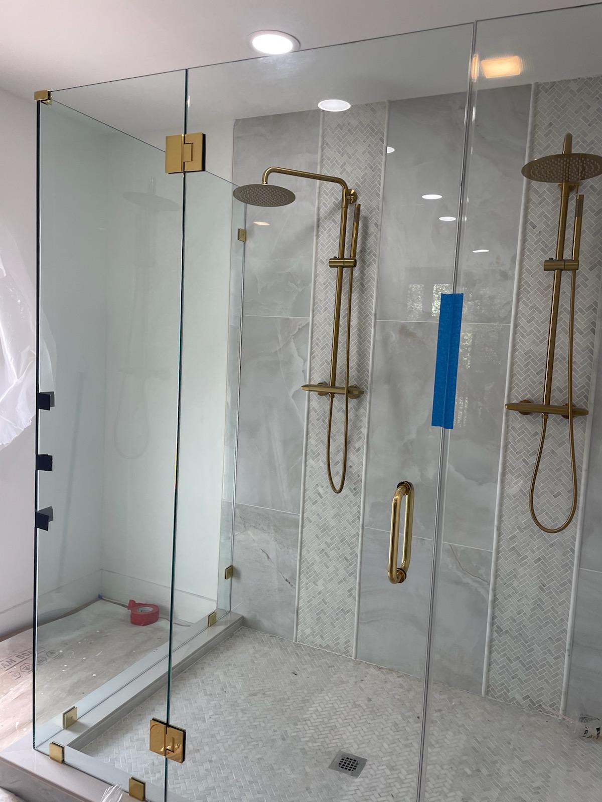 Shower Glass Door Installation